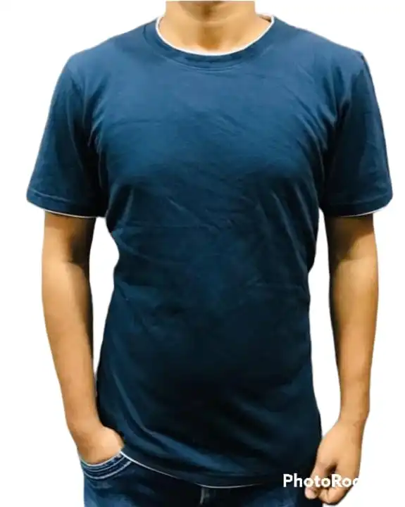 Cotton Matty Half Sleeves Tshirt / Cod Available/ uploaded by Hindustan Trading Company on 3/6/2023