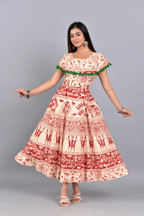 Product image of Marble Print Pumfum attached dress
, price: Rs. 275, ID: marble-print-pumfum-attached-dress-2fe157cb