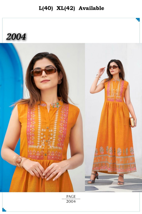 Exclusive Rayon Gown with Foil Print  uploaded by Vihu fashion on 3/6/2023