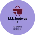 Business logo of M.k.footwear