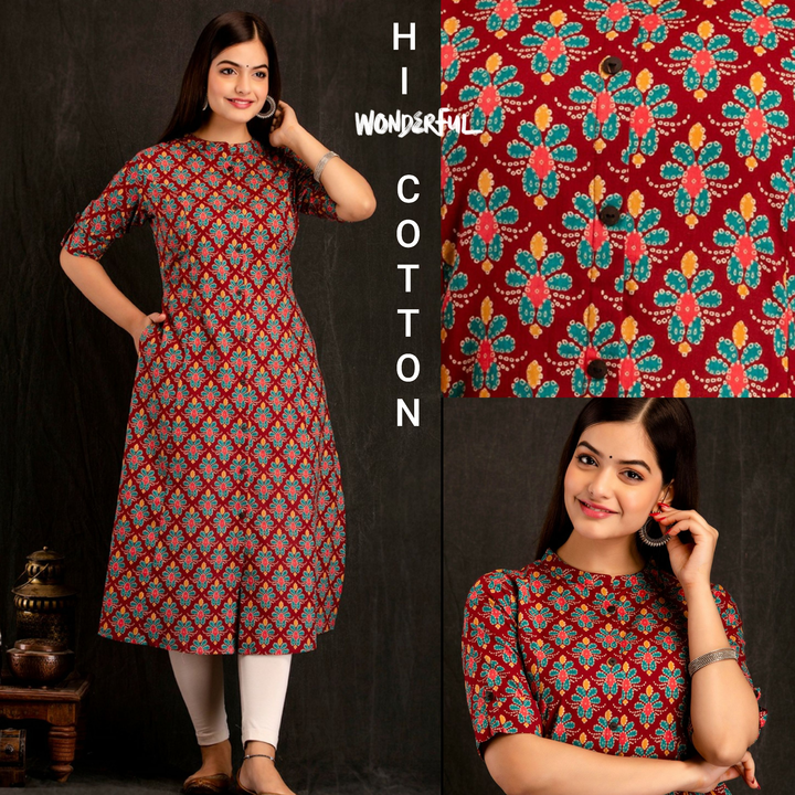 Post image Premium Heavy Cotton A Line Kurtis. Special Designed in measurement for maternity and casual wear . No COD .
Shipping Charges Extra