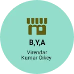 Business logo of B,y,a