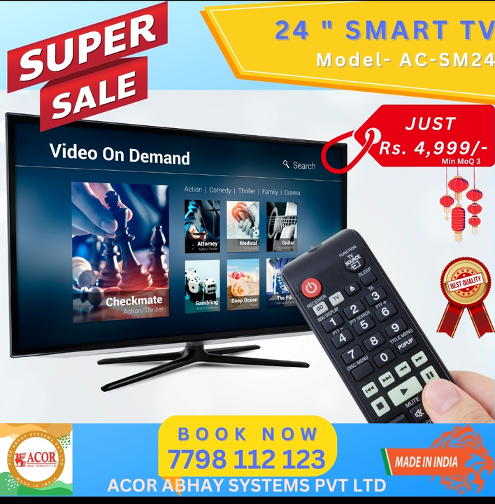 Smart TV 24"  uploaded by business on 3/6/2023