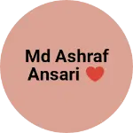 Business logo of MD Ashraf Ansari ♥️