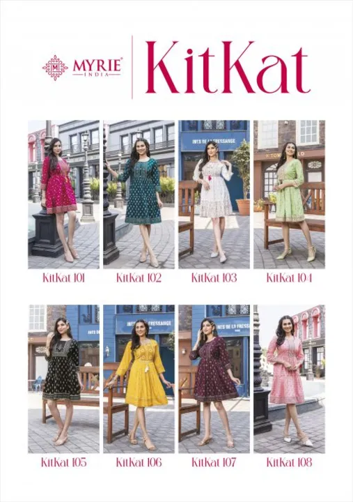 Myrie Kitkat Fancy Short Designer Kurti Collection

 uploaded by Cottonduniya on 3/6/2023