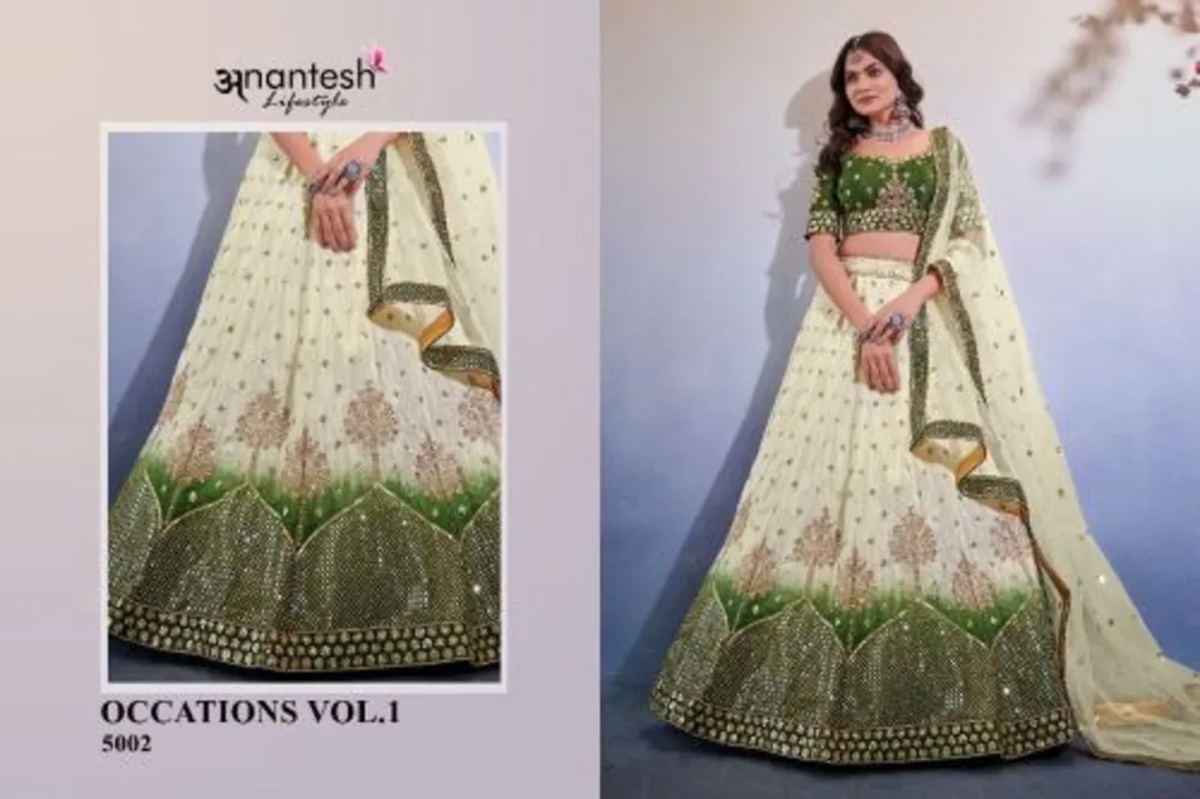 Anantesh Occations Vol 1 Exclusive Designer lehenga Collection

 uploaded by Cottonduniya on 3/6/2023