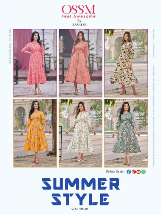 Ossm Summer Style Vol 1 Cotton Designe Kurti Collection

 uploaded by Cottonduniya on 3/6/2023