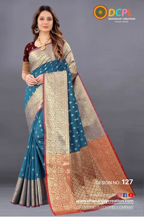 Banarasi soft silk saree  uploaded by DHANANJAY CREATIONS on 3/6/2023