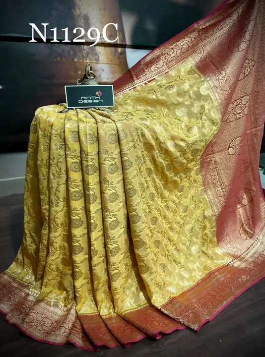 Banarasi silk saree  uploaded by Fiza saree center on 3/6/2023