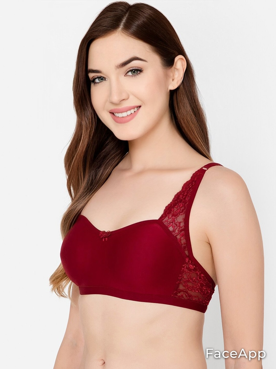 Women spacer cup fancy lace bra uploaded by Clothonics on 3/6/2023
