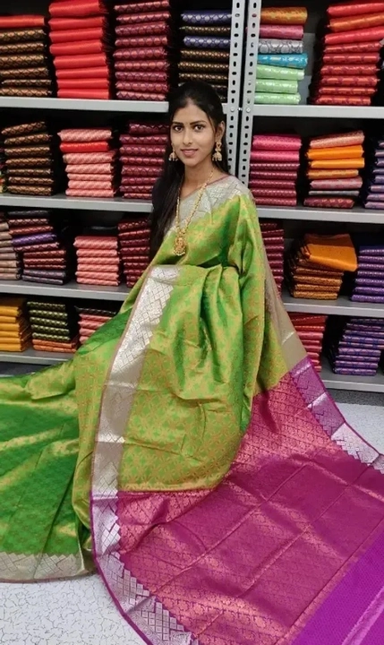 South Bridal Kanchipuram Silk Saree  uploaded by Vikas Marketing  on 3/6/2023