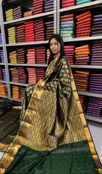 South Bridal Kanchipuram Silk Saree  uploaded by Vikas Marketing  on 3/6/2023