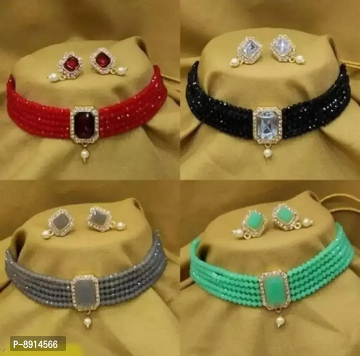 Stylish Fancy Alloy Artificial Stone Choker Jewellery Sets Combo For Women Pack Of 4

 uploaded by business on 3/6/2023