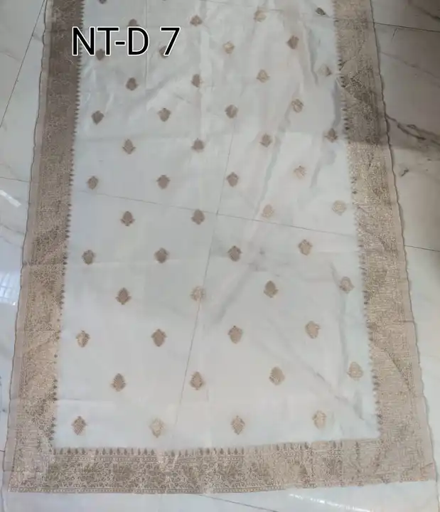 Chanderi dupatta and suit  uploaded by Nilkanth Textile on 3/6/2023