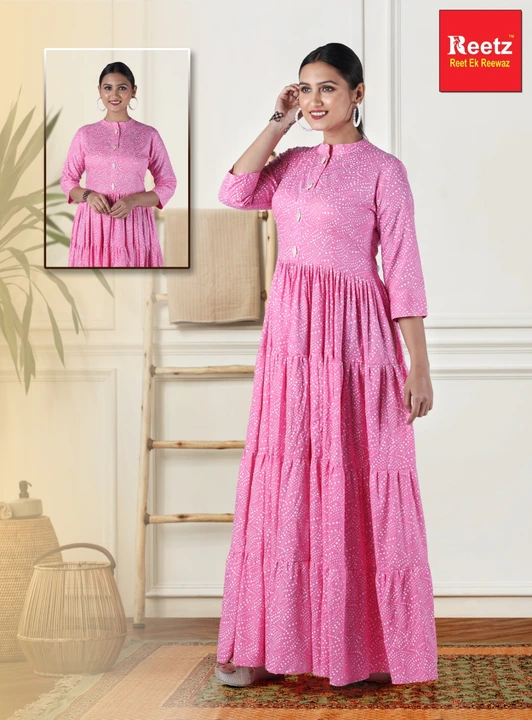 FLOR TOUCH GOWN  uploaded by REETZ FASHION INDIA on 3/6/2023