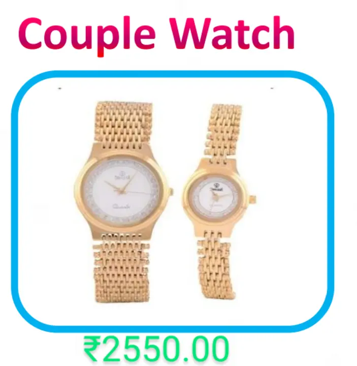 Couple Watch uploaded by Dhanvika Online Store on 3/6/2023