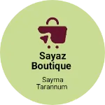 Business logo of Sayaz boutique
