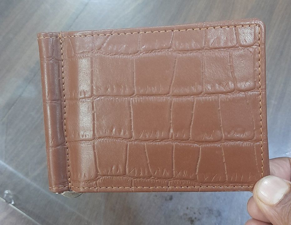 Leather wallet uploaded by Prathamtrends on 2/24/2021