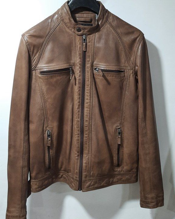 Mens leather jacket  uploaded by Prathamtrends on 2/24/2021