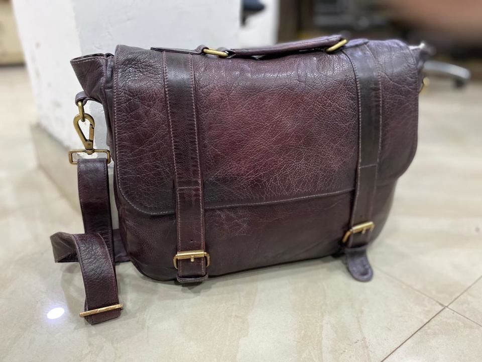 Leather laptop bag uploaded by Prathamtrends on 2/24/2021