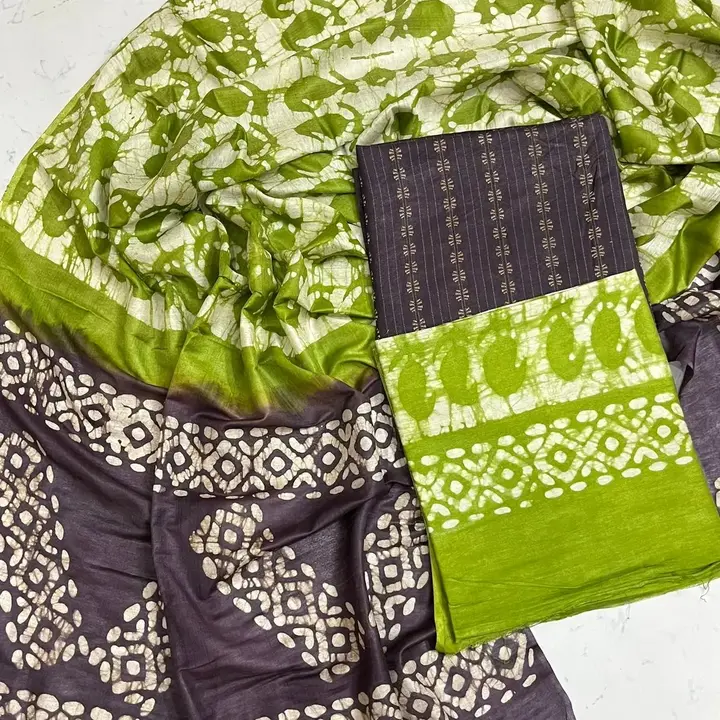 Cotton katana staple set uploaded by silk  saree on 3/6/2023