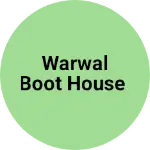 Business logo of Warwal boot house