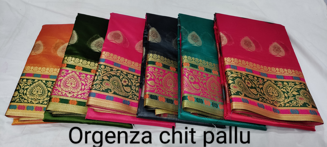 Orgenza chit pallu  uploaded by Love fashion on 3/7/2023