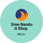 Business logo of SREE NANDU G shop
