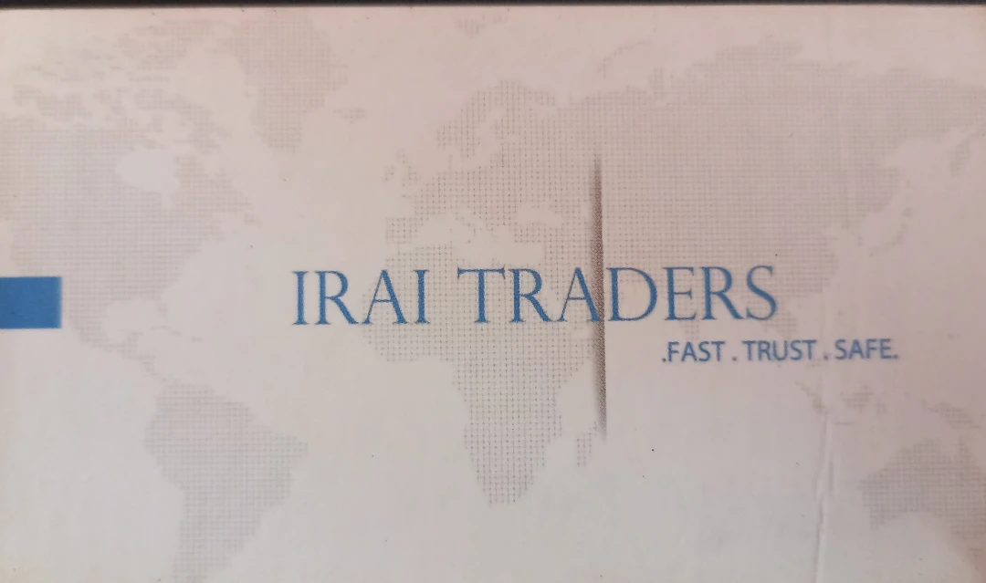 Visiting card store images of IRAI Traders