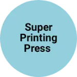 Business logo of Super Printing press