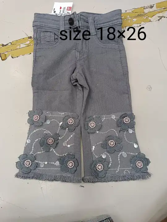 Baby girl trendy jeans factory price  uploaded by FIRST CHOICE JEANS  on 3/7/2023