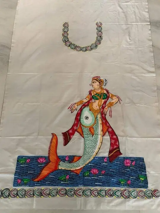 Famous handmade Patta Chitra Dupatta  uploaded by Sri Entreprises on 3/7/2023