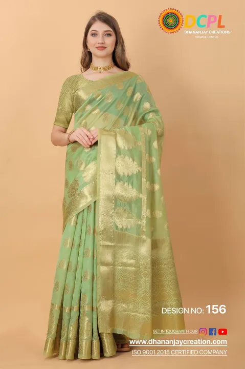 Cotton Silk butii design saree  uploaded by DHANANJAY CREATIONS on 3/7/2023