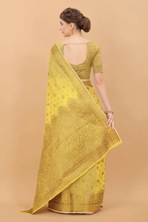 Cotton Silk butii design saree  uploaded by DHANANJAY CREATIONS on 3/7/2023