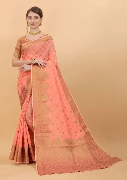 Cotton Silk butii design saree  uploaded by DHANANJAY CREATIONS on 3/7/2023