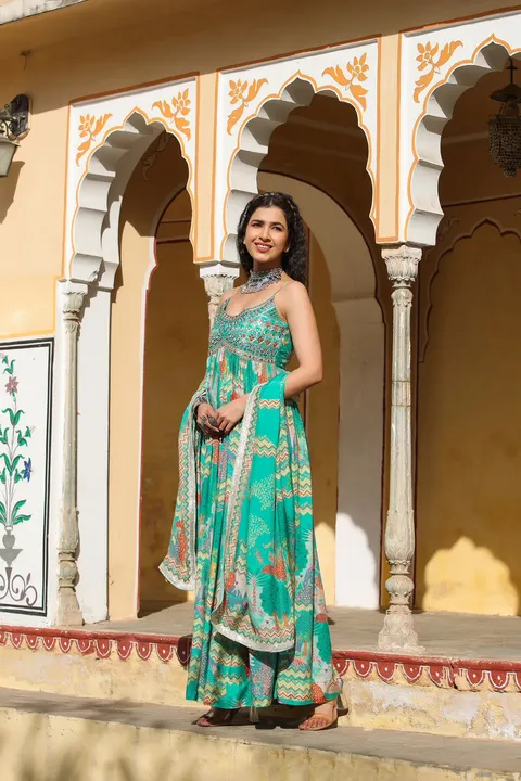 Anarkali with beautiful Dupatta  uploaded by Taha fashion from surat on 3/7/2023
