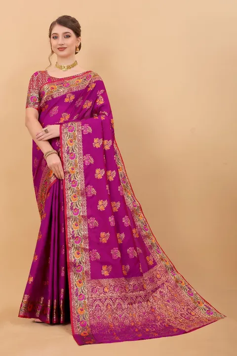 Rich pallu with allover buti design saree  uploaded by DHANANJAY CREATIONS on 3/7/2023