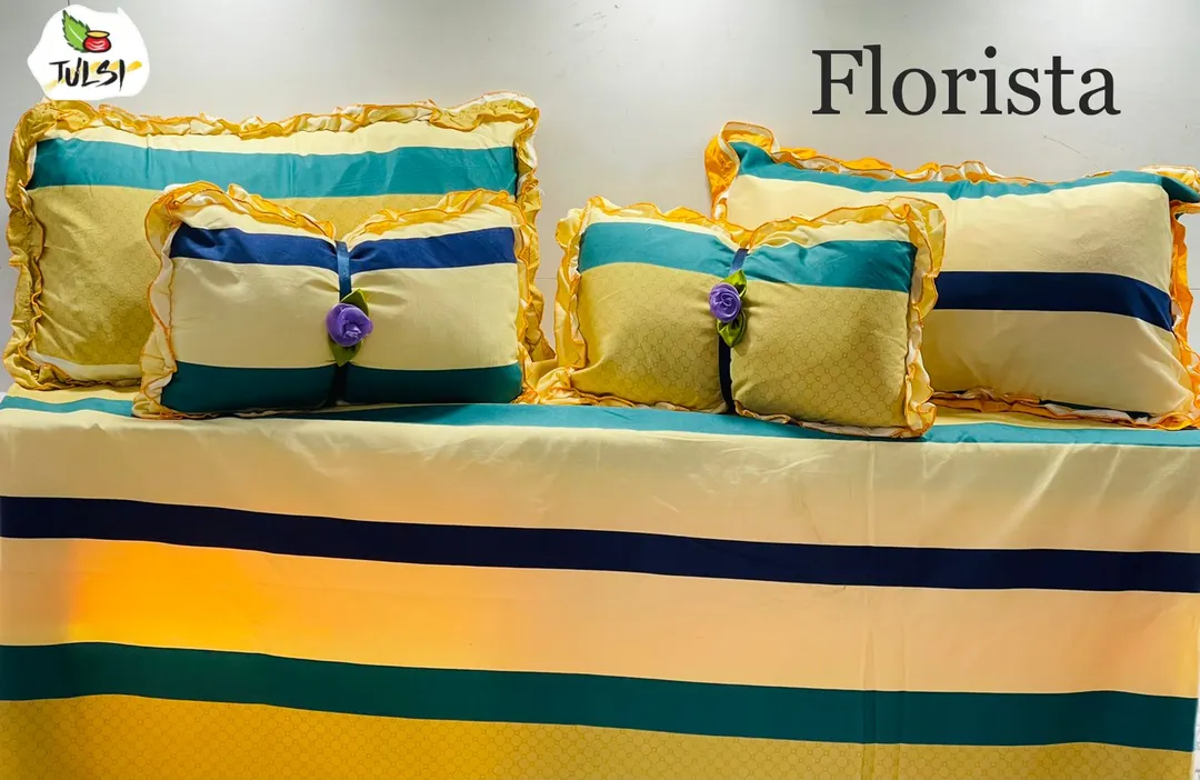 Super soft 1 bedsheet 2 pillow 1 dohar 4 set   uploaded by Amit Handicrafts on 3/7/2023