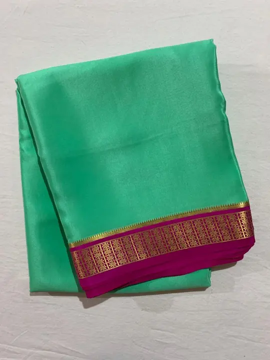 Puremysore silk sarees. 120 gms thickness with blouse with silk mark certificate card  uploaded by Raj Silk Villa on 3/7/2023