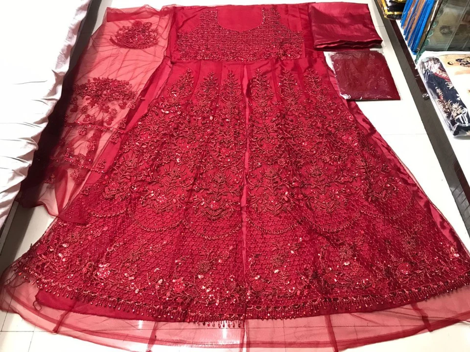 Anarkali style hit design uploaded by GS Traders on 3/7/2023