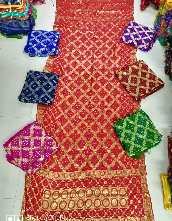 Post image Handmade Gharchola Bandhej Dupatta 
For order wholsale And Retail Please contact on 6377312290