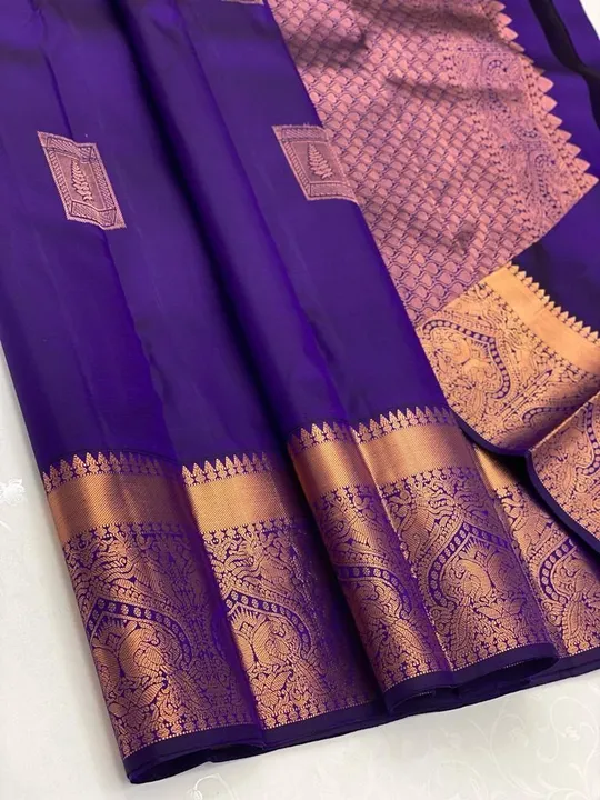 Rich pallu zari work design saree uploaded by DHANANJAY CREATIONS on 3/7/2023