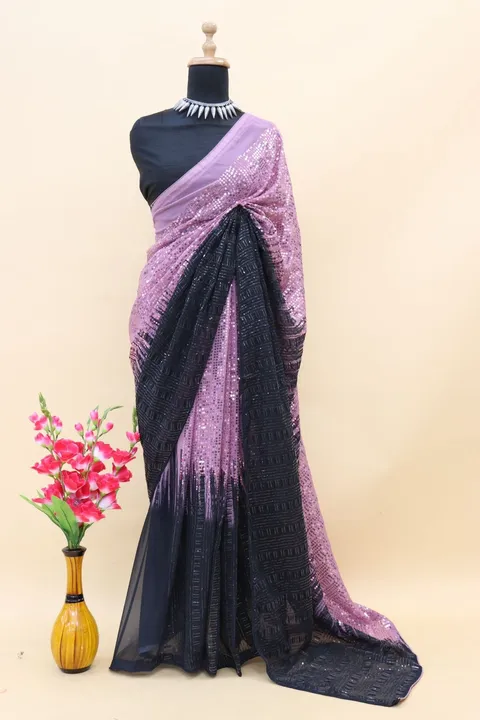 Sequence saree uploaded by Taha fashion from surat on 3/7/2023