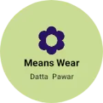 Business logo of means wear