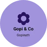 Business logo of Gopi & Co