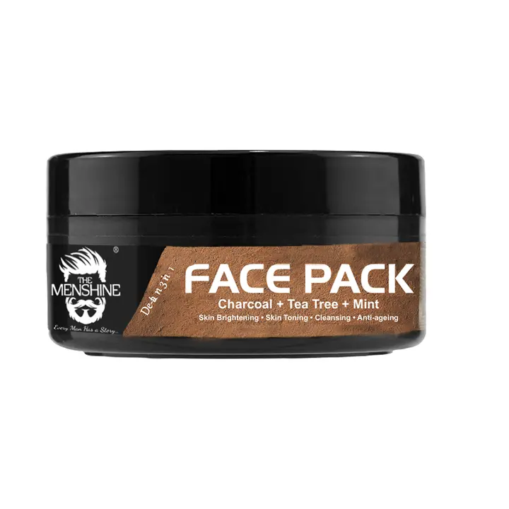 De-tan 3 in 1 Face Pack Charcoal + Tea Tree + Mint 50gm uploaded by DH CARE PRODUCTS on 3/7/2023
