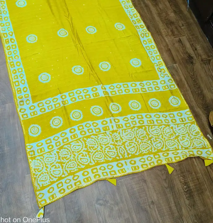 Soft cotton sarees printed  uploaded by Trupti Creation on 3/7/2023
