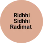 Business logo of Ridhhi sidhhi radimat