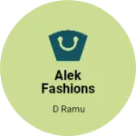 Business logo of Alek fashions