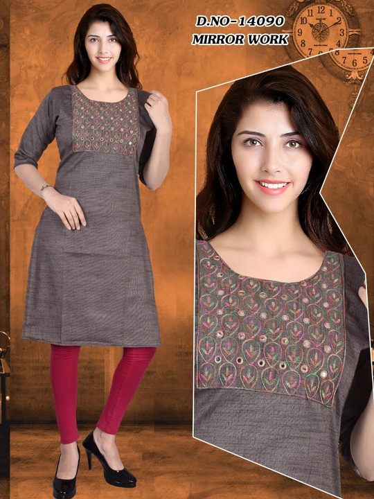 Two tone kurti  uploaded by Evergreen on 3/7/2023